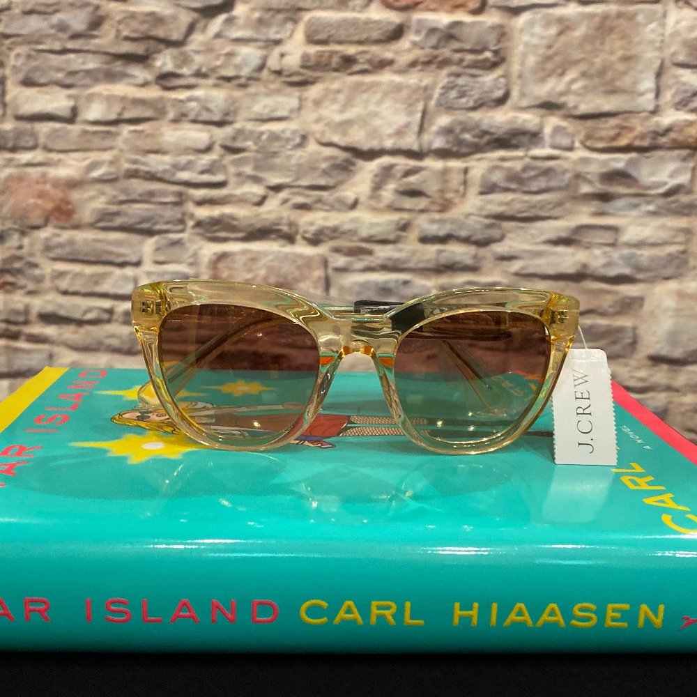 JCrew Cabana Oversized Sunglasses Yellow